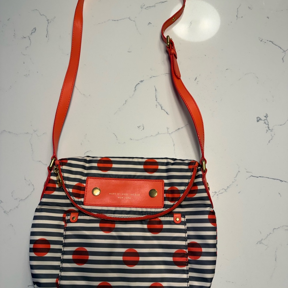 Stylish Striped and Polka Dot Women's Bag